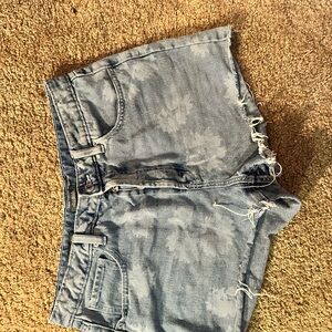 Wild Fable Flower Distressed Denim Jean Shorts